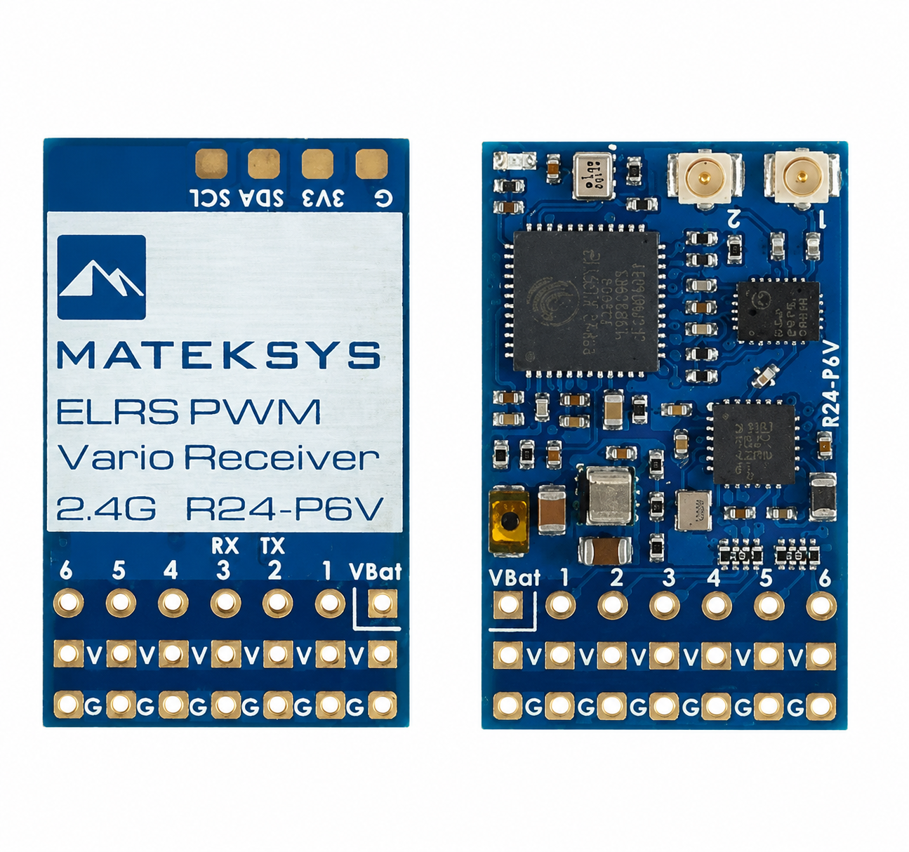 MATEKSYS R24-P6V ExpressLRS PWM Vario Re